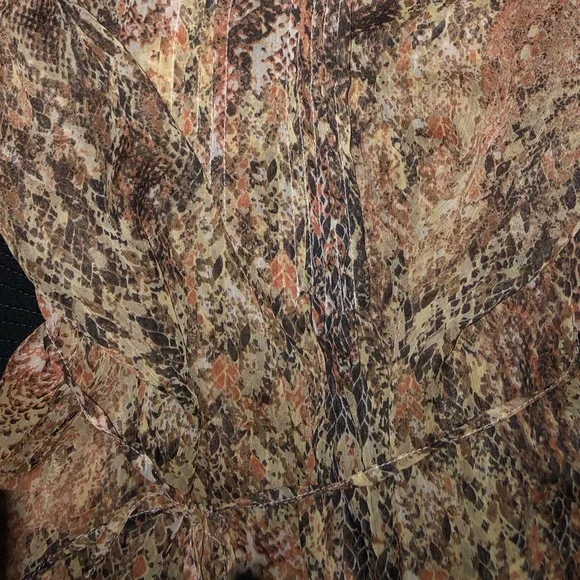 American Rag Sleeveless Tieback Button down blouse - Picture 6 of 7